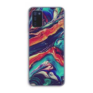 CaseCompany Chameleon Sun: Samsung Galaxy A03s Transparant Hoesje