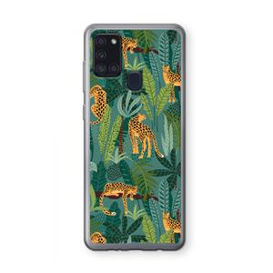CaseCompany Luipaard 2: Samsung Galaxy A21s Transparant Hoesje