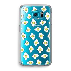 CaseCompany Spiegeleitjes: Samsung Galaxy S6 Transparant Hoesje