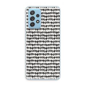 CaseCompany Crazy shapes: Samsung Galaxy A73 Transparant Hoesje