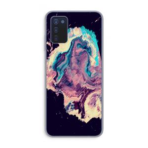 CaseCompany Cosmic Silence: Samsung Galaxy A03s Transparant Hoesje