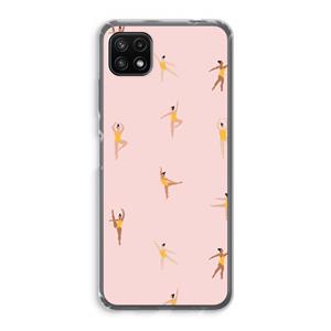 CaseCompany Dans #2: Samsung Galaxy A22 5G Transparant Hoesje