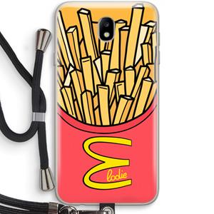 CaseCompany McElodie: Samsung Galaxy J7 (2017) Transparant Hoesje met koord