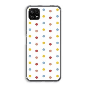 CaseCompany Bollen: Samsung Galaxy A22 5G Transparant Hoesje