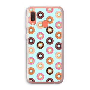 CaseCompany Donuts: Samsung Galaxy A20e Transparant Hoesje