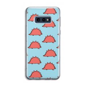 CaseCompany Dinosawrr: Samsung Galaxy S10e Transparant Hoesje