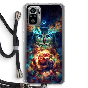 CaseCompany Aurowla: Xiaomi Redmi Note 10S Transparant Hoesje met koord