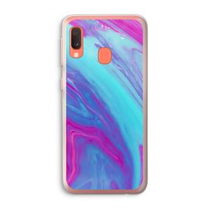 CaseCompany Zweverige regenboog: Samsung Galaxy A20e Transparant Hoesje