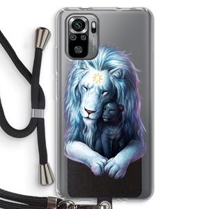 CaseCompany Child Of Light: Xiaomi Redmi Note 10S Transparant Hoesje met koord