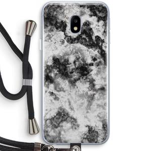 CaseCompany Onweer: Samsung Galaxy J3 (2017) Transparant Hoesje met koord