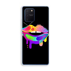 CaseCompany Lip Palette: Samsung Galaxy Note 10 Lite Transparant Hoesje