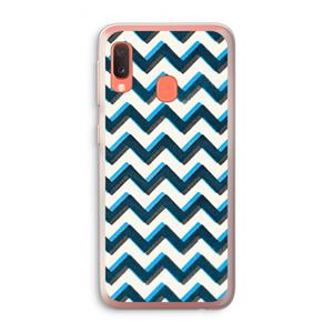 CaseCompany Onderbroken lijn: Samsung Galaxy A20e Transparant Hoesje