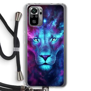 CaseCompany Firstborn: Xiaomi Redmi Note 10S Transparant Hoesje met koord