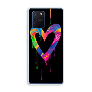 CaseCompany Melts My Heart: Samsung Galaxy Note 10 Lite Transparant Hoesje