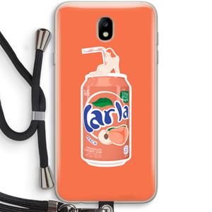 CaseCompany S(peach)less: Samsung Galaxy J7 (2017) Transparant Hoesje met koord
