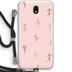 CaseCompany Dans #2: Samsung Galaxy J7 (2017) Transparant Hoesje met koord
