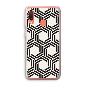 CaseCompany Geometrisch patroon: Samsung Galaxy A20e Transparant Hoesje