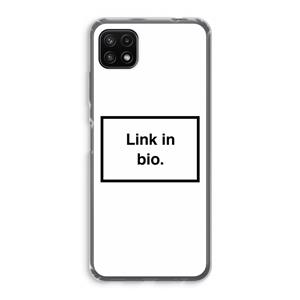 CaseCompany Link in bio: Samsung Galaxy A22 5G Transparant Hoesje