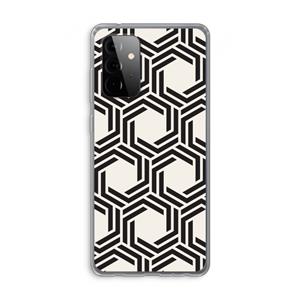 CaseCompany Geometrisch patroon: Samsung Galaxy A72 Transparant Hoesje