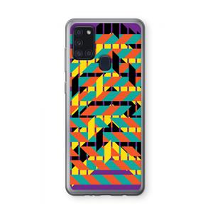 CaseCompany Skew Bee 2: Samsung Galaxy A21s Transparant Hoesje