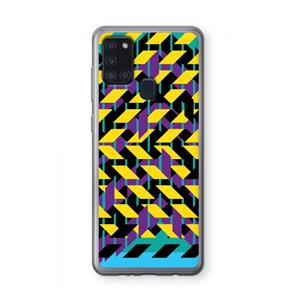 CaseCompany Skew Bee 3: Samsung Galaxy A21s Transparant Hoesje