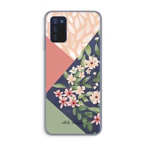 CaseCompany Sweet heaven geometrics: Samsung Galaxy A03s Transparant Hoesje