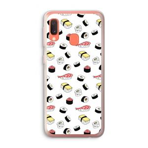 CaseCompany Sushi time: Samsung Galaxy A20e Transparant Hoesje