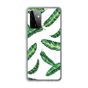 CaseCompany Lange bladeren: Samsung Galaxy A72 Transparant Hoesje