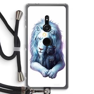CaseCompany Child Of Light: Sony Xperia XZ2 Transparant Hoesje met koord