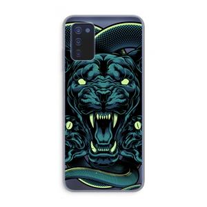 CaseCompany Cougar and Vipers: Samsung Galaxy A03s Transparant Hoesje