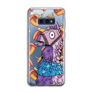 CaseCompany Loot Burger: Samsung Galaxy S10e Transparant Hoesje