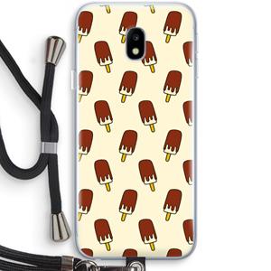 CaseCompany Yummy: Samsung Galaxy J3 (2017) Transparant Hoesje met koord