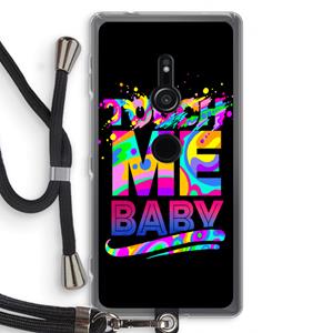 CaseCompany Touch Me: Sony Xperia XZ2 Transparant Hoesje met koord