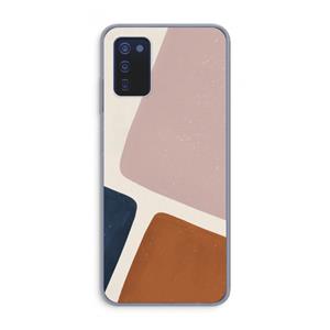 CaseCompany Geo #2: Samsung Galaxy A03s Transparant Hoesje