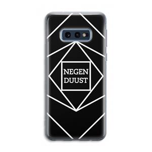 CaseCompany Negenduust geometrisch: Samsung Galaxy S10e Transparant Hoesje