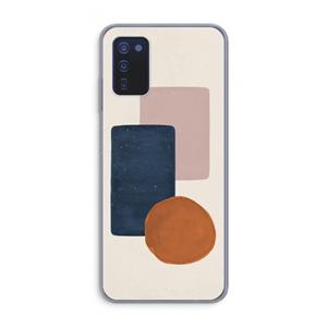 CaseCompany Geo #3: Samsung Galaxy A03s Transparant Hoesje