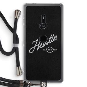 CaseCompany Hustle: Sony Xperia XZ2 Transparant Hoesje met koord