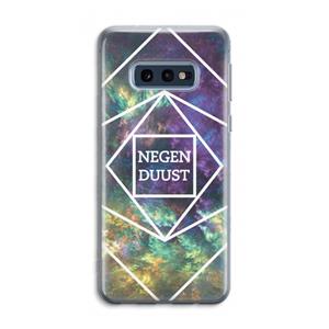 CaseCompany Negenduust ruimte: Samsung Galaxy S10e Transparant Hoesje