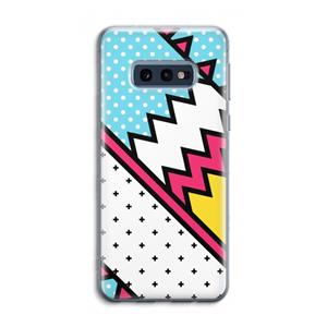 CaseCompany Pop Art #2: Samsung Galaxy S10e Transparant Hoesje