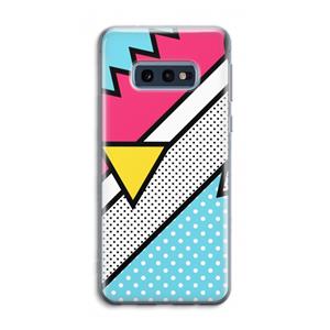 CaseCompany Pop Art #3: Samsung Galaxy S10e Transparant Hoesje