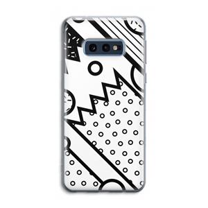 CaseCompany Pop Art #4: Samsung Galaxy S10e Transparant Hoesje