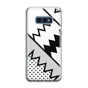 CaseCompany Pop Art #5: Samsung Galaxy S10e Transparant Hoesje