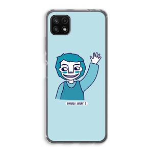 CaseCompany Zwaai: Samsung Galaxy A22 5G Transparant Hoesje