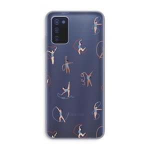 CaseCompany Dancing #3: Samsung Galaxy A03s Transparant Hoesje