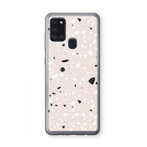 CaseCompany Terrazzo N°20: Samsung Galaxy A21s Transparant Hoesje