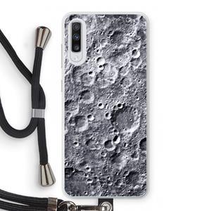 CaseCompany Maanlandschap: Samsung Galaxy A70 Transparant Hoesje met koord