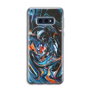 CaseCompany Black Unicorn: Samsung Galaxy S10e Transparant Hoesje