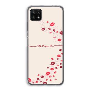 CaseCompany Kusjes: Samsung Galaxy A22 5G Transparant Hoesje