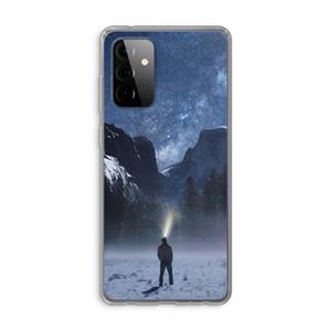 CaseCompany Wanderlust: Samsung Galaxy A72 Transparant Hoesje