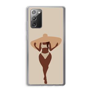 CaseCompany Let's get salty: Samsung Galaxy Note 20 / Note 20 5G Transparant Hoesje